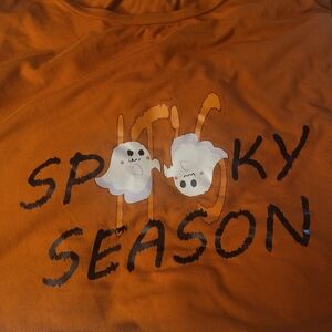 SHEIN Orange Spooky Season Top